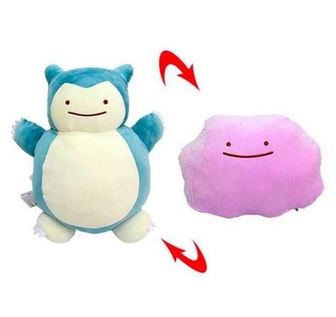 Cm Anime Pocket Animasl Ditto Pillow Cushion Transfer Pikachu Snorlax