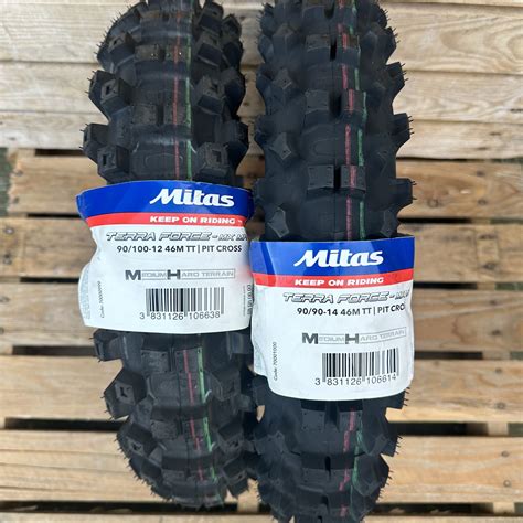 Mitas Motocross Tyres To Fit 65cc Motocross Bike New Terra Force MX MH