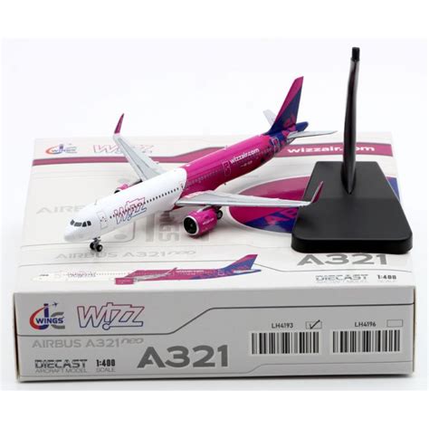 Lh4193 Alloy Collectible Plane T Jc Wings 1400 Wizz Air Abu Dhabi