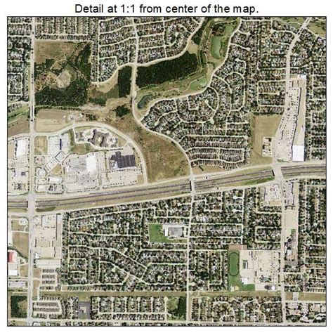 Aerial Photography Map Of Carrollton Tx Texas