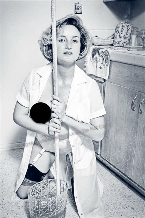 Vintage Mature S Risque Photo X Custom Original Print Submissive Cleaning Woman Exposed