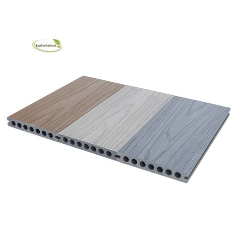 Composite Decking Co Extrusion Decks Wpc Capped Hollow Decking From China 2023 Wood Plastic