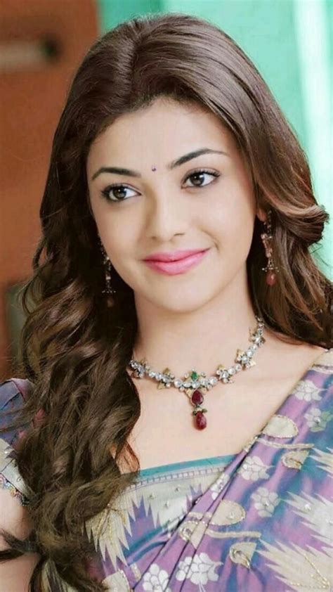 Beautiful Indian Model Actress Kajal Agarwal Face Close Up Photos