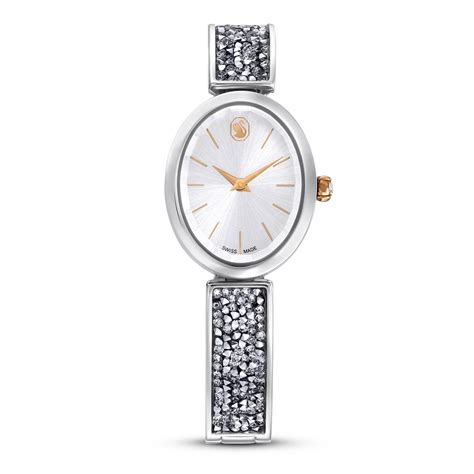 Montre Femme Swarovski New Cry Rock Blanche MATY