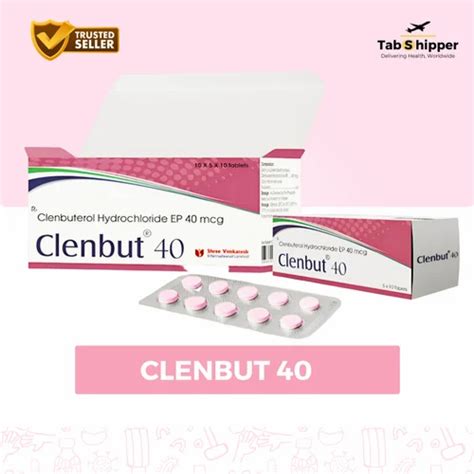 Clenbut Clenbuterol Hydrochloride 40 Mcg Tablet At Rs 310 Box