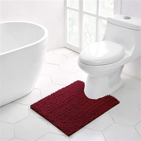 Amazon Walensee Bathroom Contour Rug Non Slip Toilet U Shaped Bath