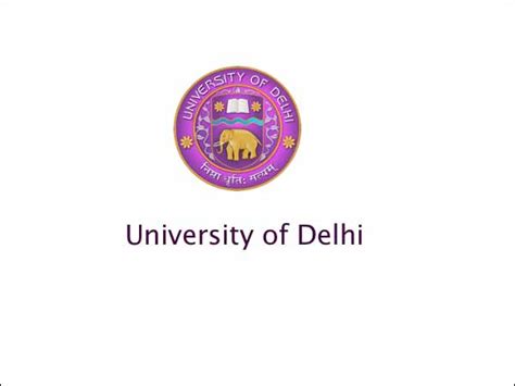 University Of Delhi Logo