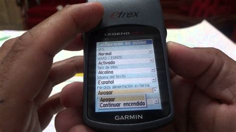 Gps Garmin Etrex Legend Hcx Configuraci N V Deo Youtube