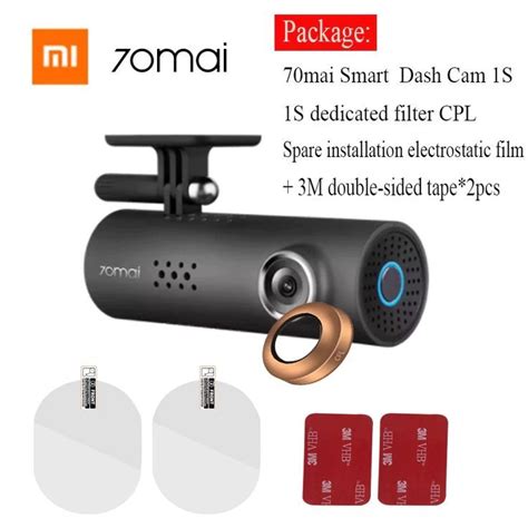 Xiaomi 70mai Smart Dash Cam 1s 1080p Superior Night Vision 70mai 1s Car