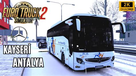 KAYSERİ ANTALYA KARLI SEFER TOURISMO 2023 2K24 TÜRKİYE ETS 2