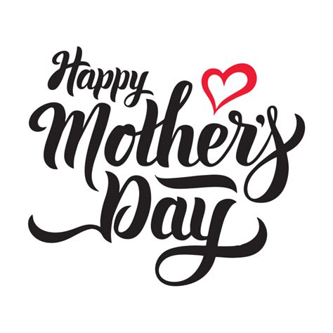 Happy Mothers Day Word Logo Png All