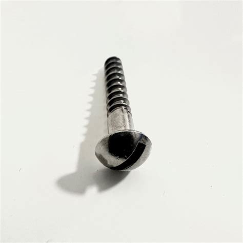 Chrome On Brass Wood Screw Slotted Round Head Screwshop