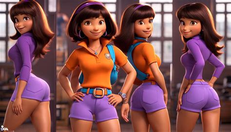 Orange Shorts Purple Shirt Dora The Explorer Sexy By Mcswan1 On Deviantart