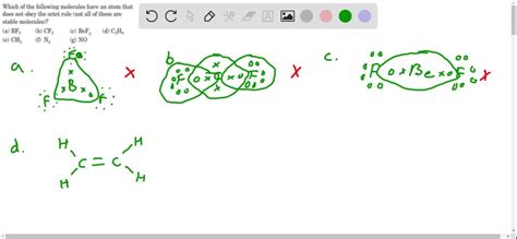 Solved Which Of The Following Molecules Have An Atom That Does Not Obey