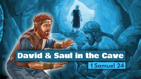 David And Saul In The Cave 1 Samuel 24 The Well 1 Clip Art Library