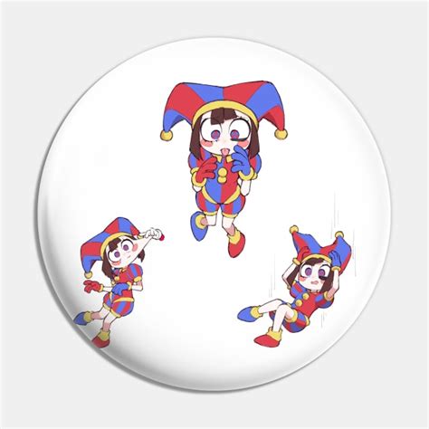 The Amazing Digital Circus Pomni Pomni Pin Teepublic