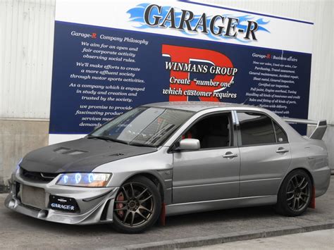 LANCER EVOLUTION IX MR GSR 6MT VARIS BONNET ONEOWNER 80000KM 三菱 ランサー