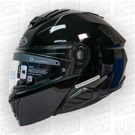 Jual Helm Hjc I Black Modular Shopee Indonesia