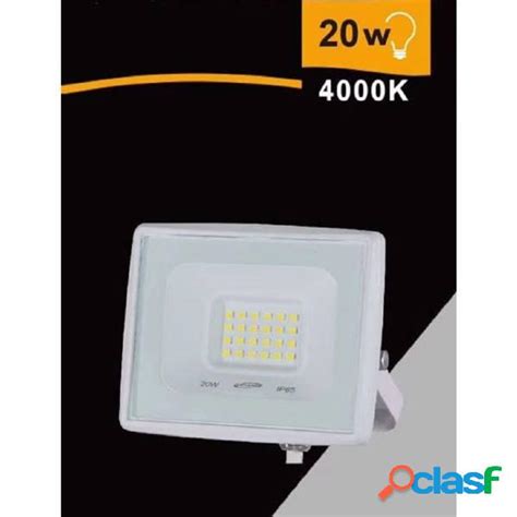 Trade Shop Faretto Led Faro 20 W 1800 Lm Ip65 Bianco Luce Calda