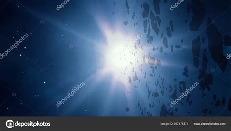 Illustration Deep Vast Space Bright Stars Planets Moons Various Science ...