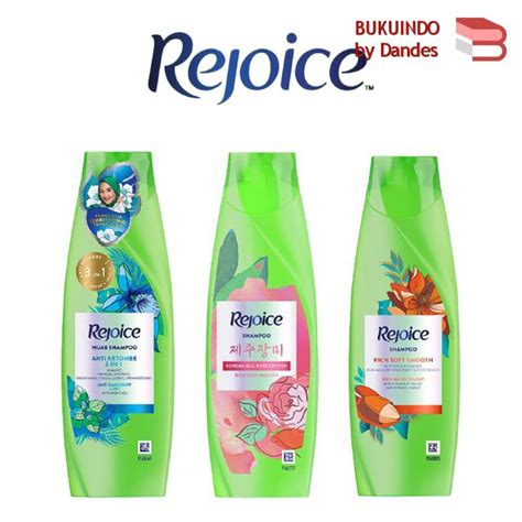 Jual Rejoice Ml Shampoo Rich In Anti Dandruff Korea Jeju Rose