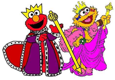 King Elmo And Queen Zoe Sesame Street Fan Art 8852473 Fanpop