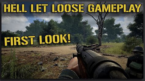 First Look At Hell Let Loose Gameplay Gameplay Commentary Youtube