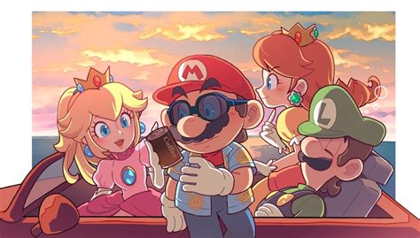 Princess Peach Mario Luigi Princess Daisy And Mario Mario And 1