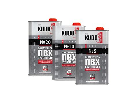Новинка! Профессиональные очистители ПВХ KUDO