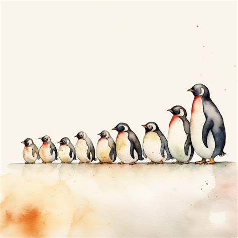 Premium Ai Image There Are A Group Of Penguins Standing On A Ledge