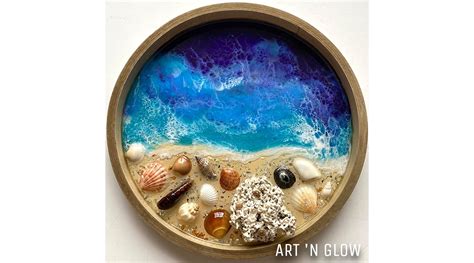 How To Create Beautiful Ocean Resin Art Art N Glow