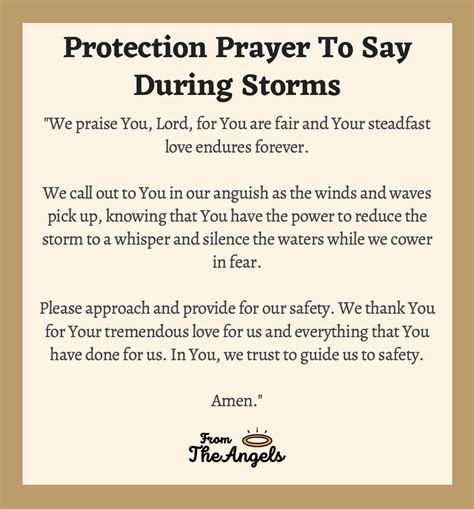 Prayers For Protection Against Storms Floods And Hurricanes