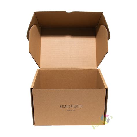 Custom Recyclable Kraft Corrugated Packing Boxes Mailer Carton Shipping