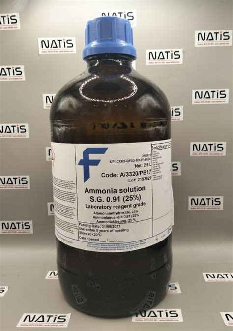 H A Ch T Ammonia Solution Extra Pure Slr D Fisher Chemical