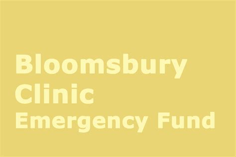 Bloomsbury Clinic — The Robert Grace Trust