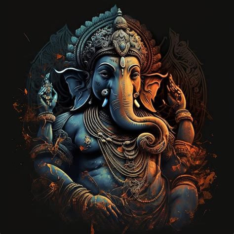 Premium Photo Illustration Of Lord Ganesha For Ganesh Chaturthi