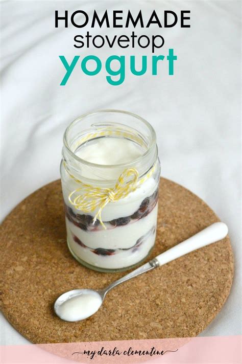 Easy Homemade Yogurt Recipe Stovetop Style Homemade Yogurt Recipes