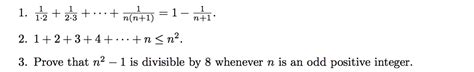 Solved Assume N Is A Positive Integer Use Induction To