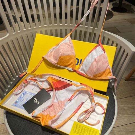 Fendi Women S Lycra Bikini Swimsuit Fxb