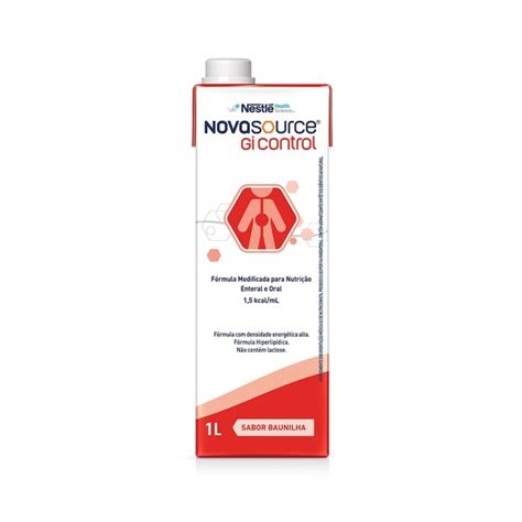 Novasource Control Baunilha Tetra Square 1l Hipercalórico