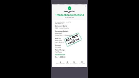 Link Bill Payment Easypaisa Nts Link Bill Payment Through