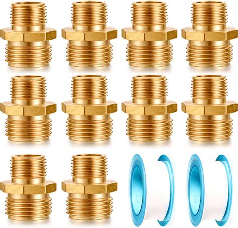 Amazon YELUN Garden Hose Fittings Connectors Adapter Solid Brass