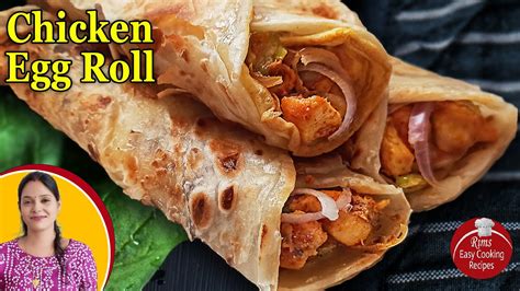 Chicken Roll Street Style Lachha Paratha Chicken Roll Egg Chicken