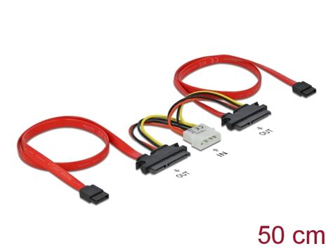 Delock Produkte 84239 Delock SATA All in One Kabel für 2x HDD