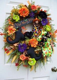 HALLOWEEN WITCH WREATH - Traditional - Wreaths And Garlands - Kansas ...