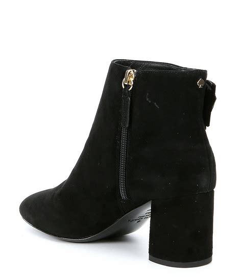 Kate Spade Suede Holly Boots In Black Lyst