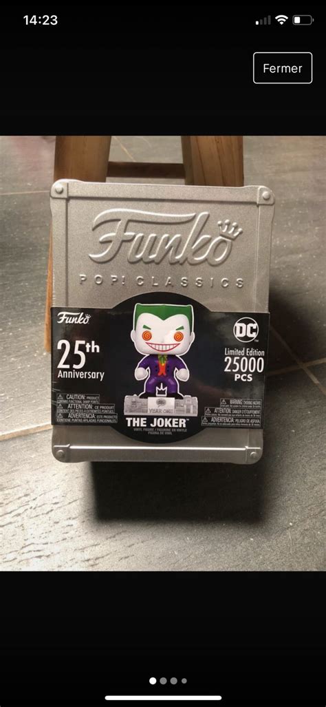 Funko Pop Joker 25th Anniversary Funko Pop Beebs