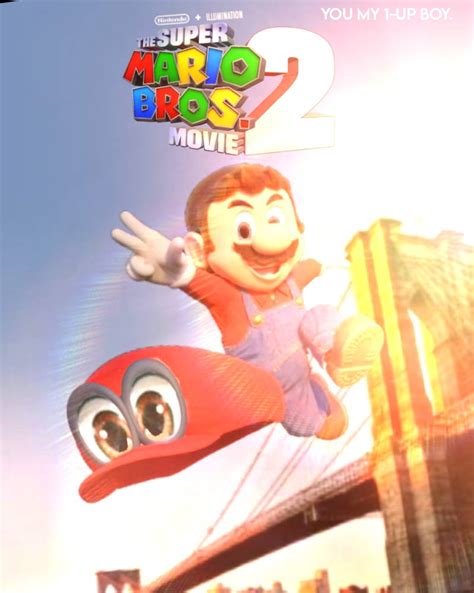 The Super Mario Bros Movie 2 2025 Cappy Poster By Lolthd On Deviantart