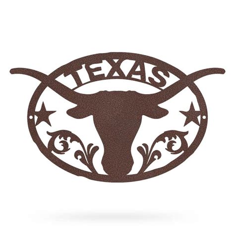 Texas Longhorn Wall Dècor - Large - 18\x24\ / Penny Vein