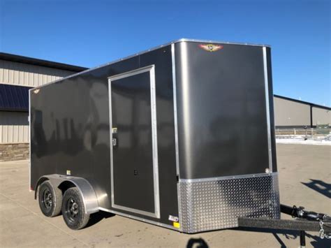 H H Trailers X K Flat Top V Nose Enclosed Cargo Trailer In